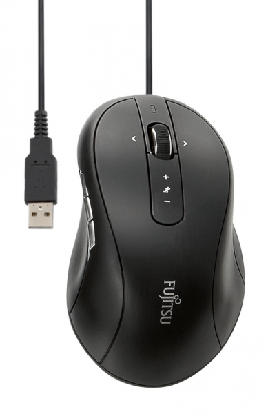 Мышь Fujitsu BLUE LED MOUSE M960, черный