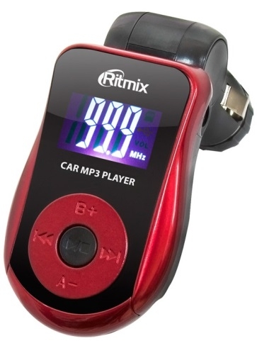 FM-трансмиттер Ritmix FMT-A720, красный