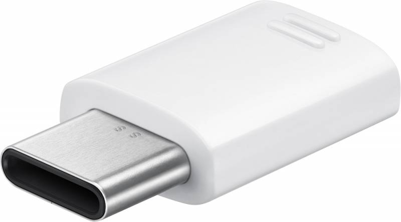 Адаптер Samsung EE-GN930 EE-GN930BWRGRU micro USB B (m) USB Type-C (m) белый