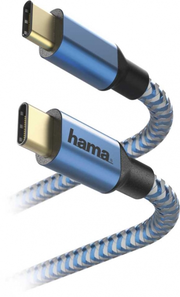 Кабель Hama 00183288 USB Type-C (m) USB Type-C (m) 1.5м синий