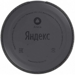 Акустическая система Yandex Яндекс.Станция Мини Черная YNDX-0004B  (Умная колонка с голосовым помощником)