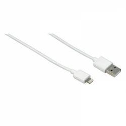 Кабель Hama H-173863 00173863 USB A(m) Lightning (m) 1м белый