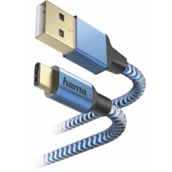 Кабель Hama 00178295 USB Type-C (m) USB 2.0 (m) 1.5м синий