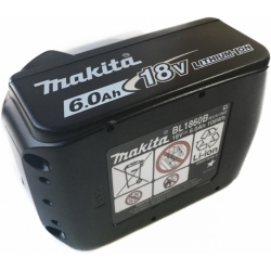 Батарея аккумуляторная Makita BL1860B 18В 6Ач Li-Ion (197422-4)