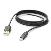 Кабель Hama 00173787 Lightning (m) USB 2.0 (m) 3м черный