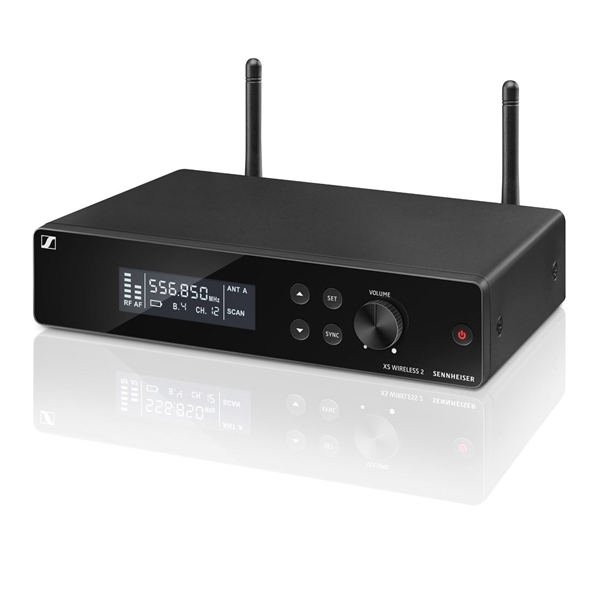 XSW 2-ME3-A Презентационная РЧ-система, 548-572 МГц, 12 каналов, рэковый  приёмник, поясной передатчик, головной микрофон ME3-II