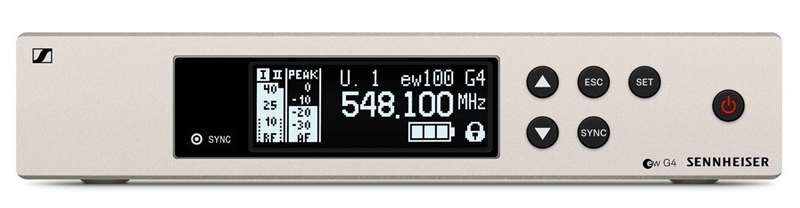 EW 100 G4-835-S-A Беспроводная РЧ-система, 516-558 МГц, 20 каналов, рэковый приёмник EM 100 G4, ручной передатчик SKM 100 G4-S с кнопкой. Динамический кардиоидный капсюль MMD835-1.