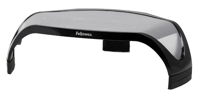 Подставка под монитор Fellowes® Smart Suites™, нагрузка до 10 кг, регулируемая высота, черный/серый.