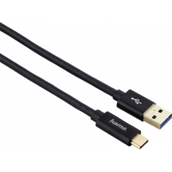 Кабель Hama USB 3.1 Gen 2 00135715 USB A (m) USB Type-C (m) 1м черный