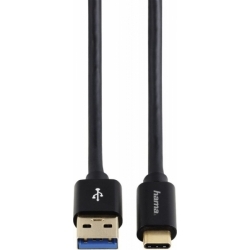 Кабель Hama USB 3.1 Gen 2 00135715 USB A (m) USB Type-C (m) 1м черный