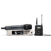 EW 300 G4-865-S-AW+ Беспроводная РЧ-система, 470-558 МГц, 32 канала, рэковый приёмник EM 300-500 G4, ручной передатчик SKM 300 G4-S.  Конденсаторный супер-кардиоидный капсюль MME865-1.
