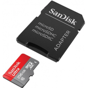 Флеш карта microSD 256GB SanDisk microSDXC Class 10 Ultra Android (SD адаптер) UHS-I A1 100MB/s