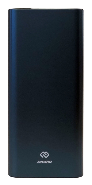 Мобильный аккумулятор Digma Power Delivery DGT-20000 Li-Pol 20000mAh 3A+3A синий 2xUSB