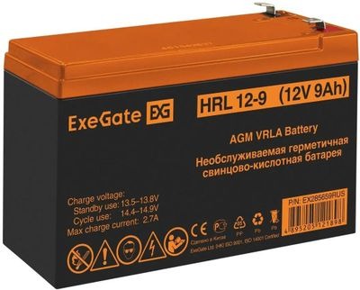 Аккумуляторная батарея для ИБП EXEGATE EX285659 12В