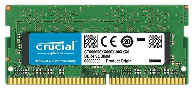 Оперативная память SO-DIMM Crucial DDR4 16Gb 2666MHz (CT16G4SFD8266)