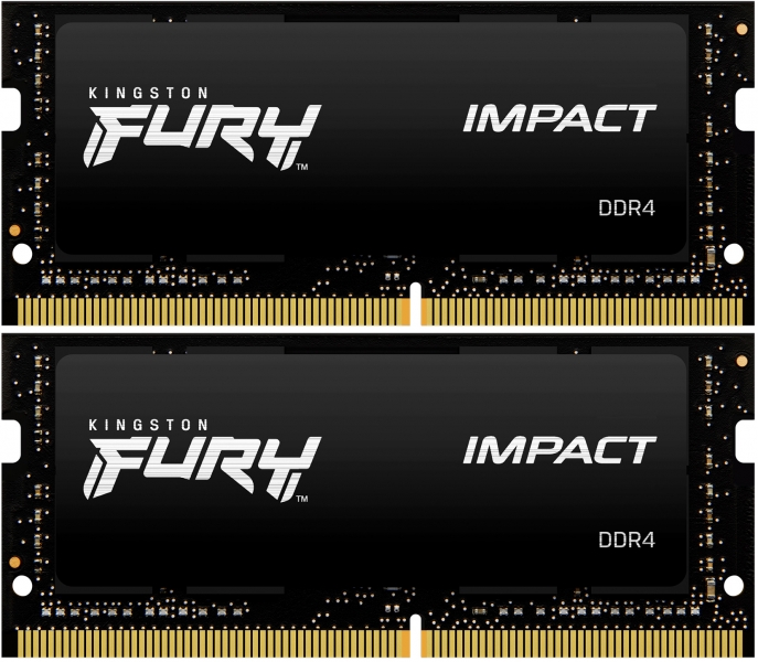 Оперативная память Kingston FURY Impact 64Gb (2x32Gb) DDR4 3200MHz (KF432S20IBK2/64)