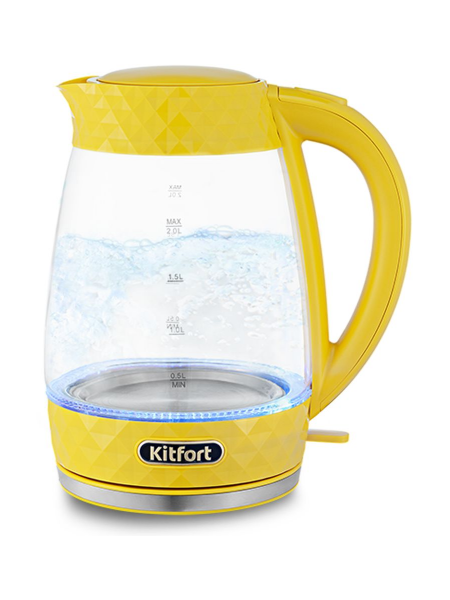 Чайник Kitfort KT-6123-5, желтый