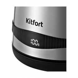 Чайник Kitfort KT-6121-5, серебристый