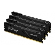 Оперативная память Kingston FURY Beast Black DDR4 128Gb (4x32Gb) 2666MHz (KF426C16BBK4/128)