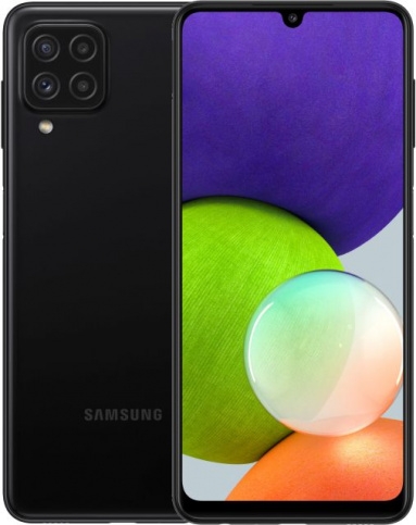 Смартфон Samsung Galaxy A22 64GB, черный (SM-A225FZKDSER)