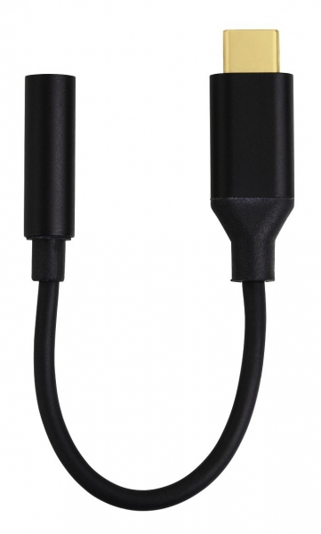 Адаптер Hama H-122338 00122338 USB Type-C Jack 3.5мм (m) черный