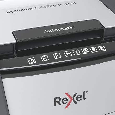 Шредер Rexel Optimum AutoFeed 150M, черный (2020150MEU)