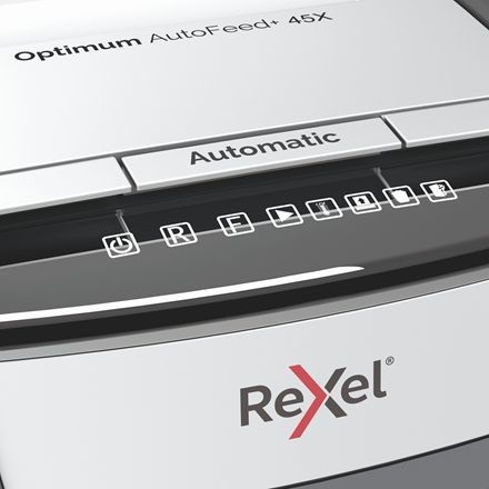Шредер Rexel Optimum AutoFeed 45X, черный (2020045XEU)