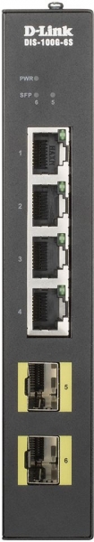 Коммутатор D-Link DIS-100G-6S DIS-100G-6S/A1A 4G 2SFP неуправляемый