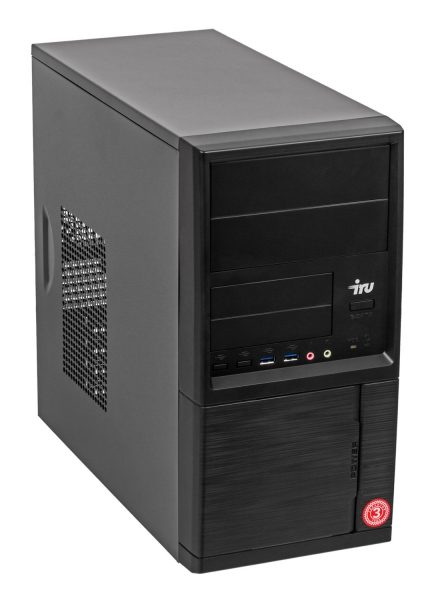ПК IRU Office 312 MT P G6400 (4)/8Gb/SSD240Gb/UHDG 610/Windows 10 Pro 64/GbitEth/400W/черный