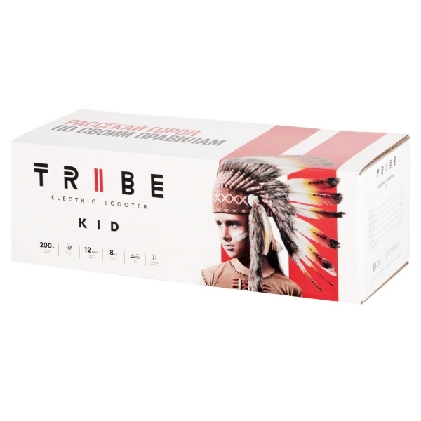 Электросамокат TRIBE Kid, бело-фиолетовый (TES-KID062600PURP)