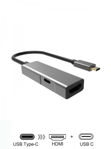 Кабель VCOM USB3.1 CM-HDMI 1.8M CU452, черный 