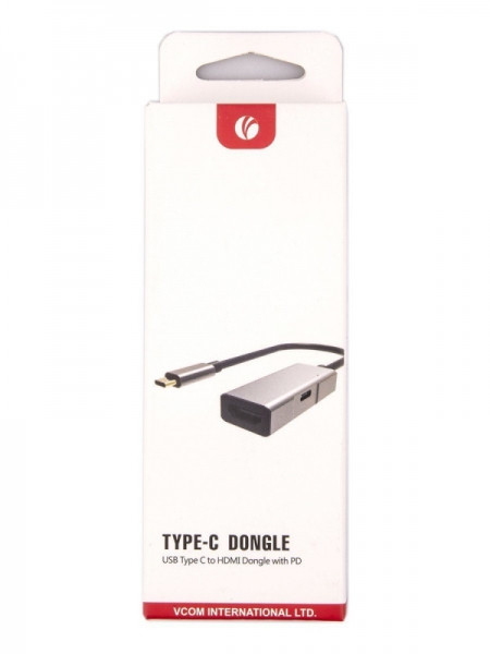 Кабель VCOM USB3.1 CM-HDMI 1.8M CU452, черный 