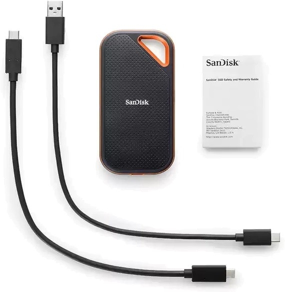 Внешний SSD накопитель SanDisk Extreme Pro V2 2Tb (SDSSDE81-2T00-G25)