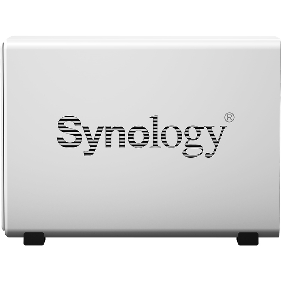 Сетевое хранилище без дисков synology DS120j, белый