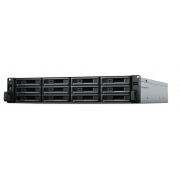 Synology (Rack2U) 6C2,2Ghz/8Gb(64)/RAID0,1,10,5,6/up to12HP HDDs SATA(3,5'or2,5')up to 36 with 2xRX1217(RP)/2xUSB/4xGE/2xPCIe/iSCSI/2xIPcam(up to 75)/2xRPS/no rail/5YW repl RS3617RPxs