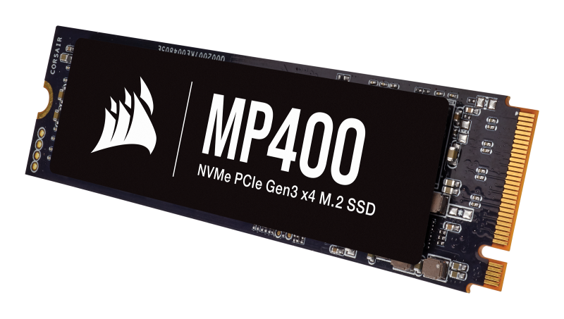 CORSAIR MP400 SSD 2TB, 3D QLC, M.2 (2280), PCIe Gen 3x4, NVMe, R3480/W3000, TBW 400