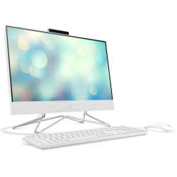 HP AiO 22-df1026ur Core i3-1125G4 4GB DDR4 3200 (1x4GB) 256 GB SSD NVMe NVIDIA Gef MX330 2GB  Snow White w/Wired Stand- HD Camera No ODD   FreeDos 3.0 White wired USB KB (Katydid) & USB mouse white LCD 21.5 FHD AG LED UWVA 3-sided