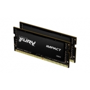 Оперативная память SO-DIMM Kingston FURY Impact Black DDR4 16Gb (2x8Gb) 2666MHz (KF426S15IBK2/16)