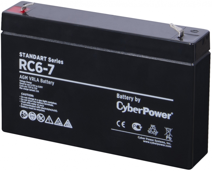 Battery CyberPower Standart series RC 6-7 / 6V 7 Ah