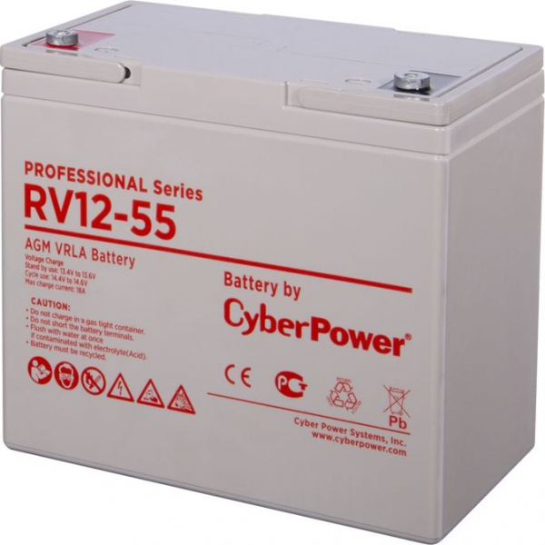 Battery CyberPower Professional series RV 12-55 / 12V 55 Ah