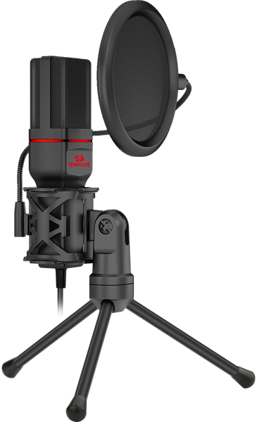 Redragon Игровой стрим микрофон Seyfert GM100 3.5 мм, кабель 1.5 м