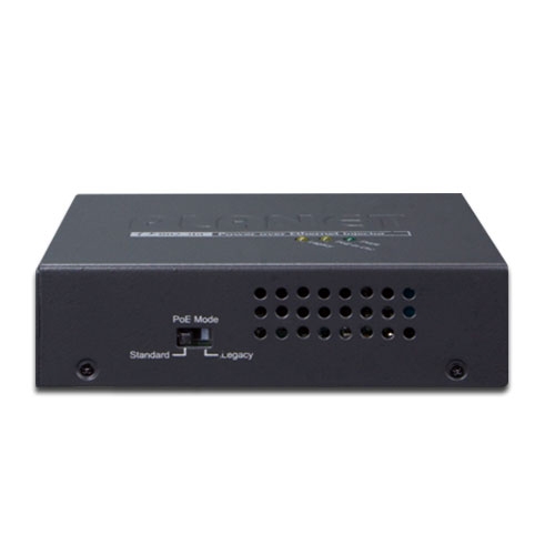 Single-Port 10/100/1000Mbps 802.3bt Ultra PoE Injector (60 Watts, Legacy mode support, PoE Usage LED) -w/external power adapter