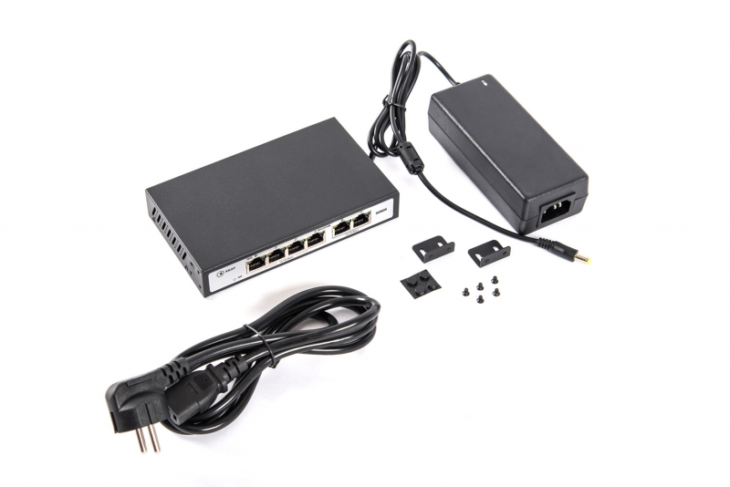 SKAT PoE-4E-2E PoE Plus switch, power 120W, ports: 4-Ethernet, 2-Uplink