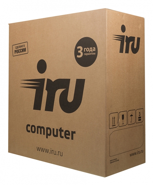 ПК IRU Corp 225 MT Ryzen 5 3350G (3.6)/8Gb/SSD240Gb/Radeon Vega 10/Windows 10 Professional 64/GbitEth/400W/черный