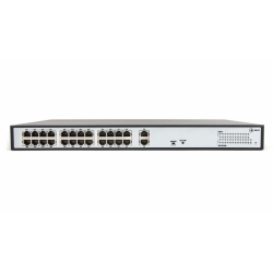 SKAT PoE-24E-2G PoE Plus switch, power 250W, ports: 24-Ethernet, 2-Uplink