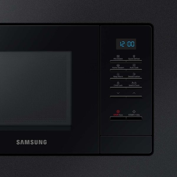 Микроволновая печь Samsung MS20A7013AB/BW черный (встраиваемая)