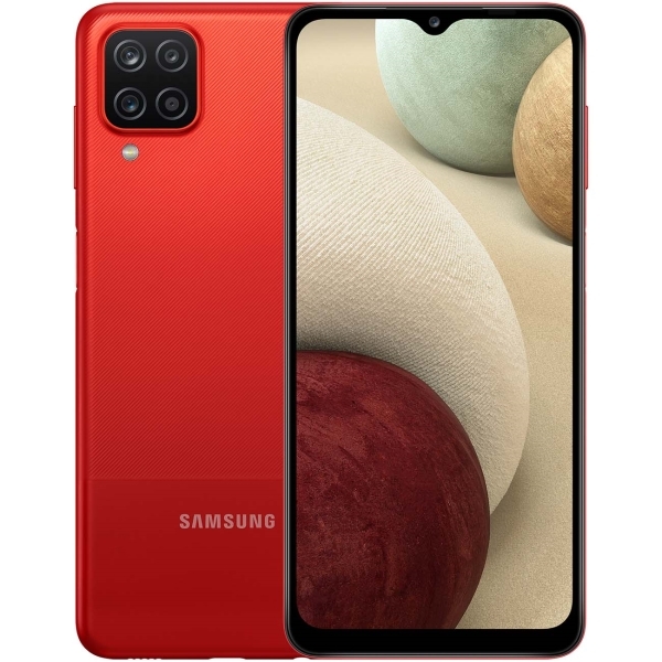 Смартфон Samsung Galaxy A12 128Gb/4Gb, красный (SM-A125FZRKSER)