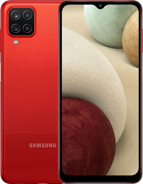 Смартфон Samsung Galaxy A12 Nacho (2021) 128/4Гб, красный (SM-A127FZRKSER)