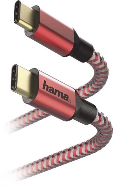 Кабель Hama 00183289 USB Type-C (m) USB Type-C (m) 1.5м красный