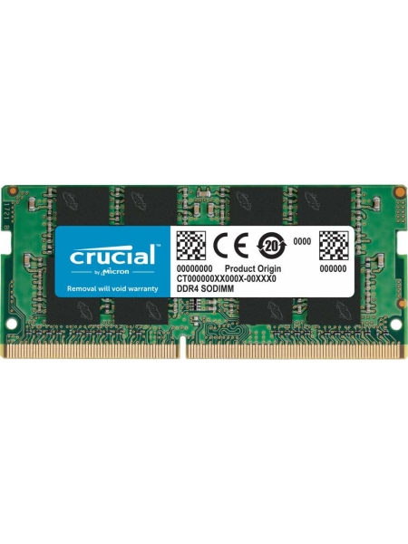 Память DDR4 16Gb 3200MHz Crucial CT16G4SFD832A RTL PC4-25600 CL22 SO-DIMM 260-pin 1.2В quad rank